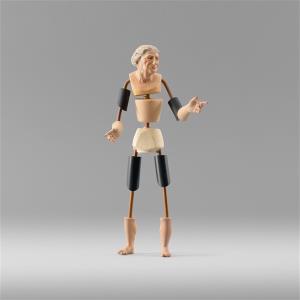 Old woman for dressing 09