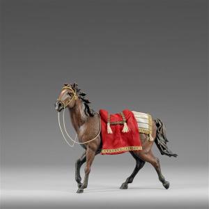 Horse with saddle