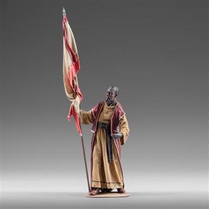 Footman with flag
