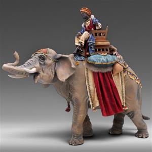 Rey Mago sobre elefante