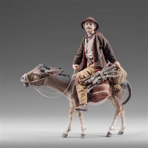 Herdsman on donkey 