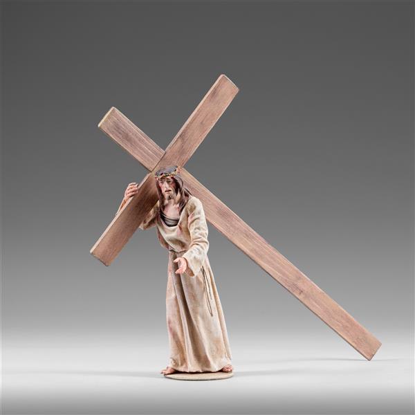Jesus trägt das Kreuz - color