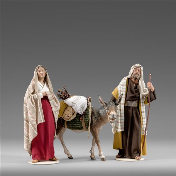 Mary and Joseph knocking on doors - color