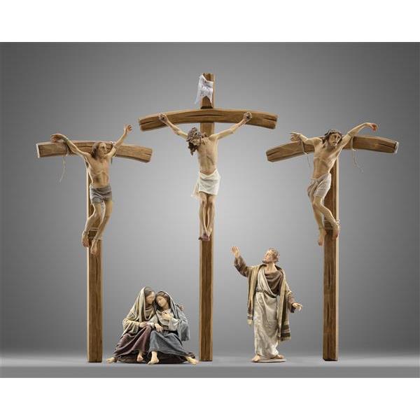 Crucifixion (five parts) - color