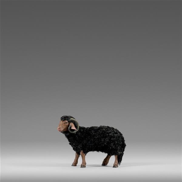 Carnero con lana negra - pintado